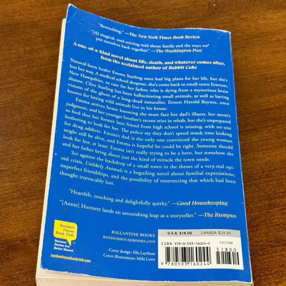 Unlikely Animals : A Novel by Annie Hartnett Paperback